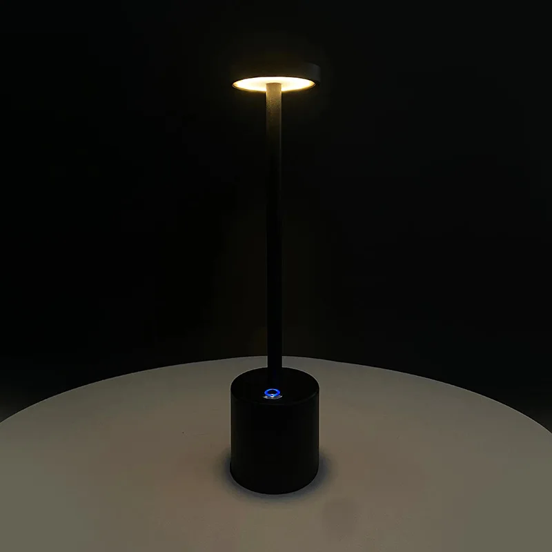 

LED luminous round table lamp KTV clear bar creative bar lamp restaurant tavern charging decoration bar lamp wholesale