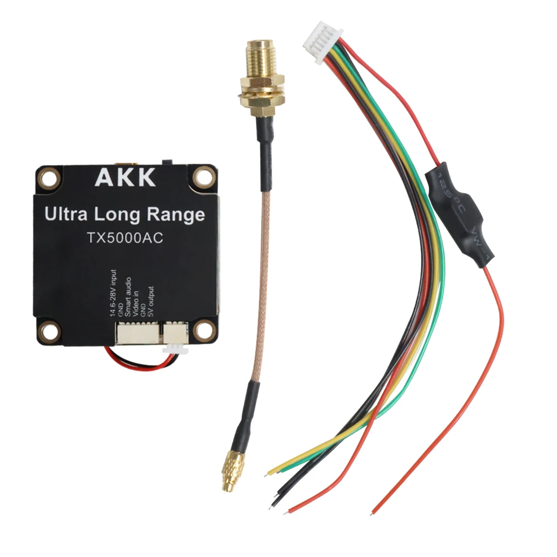 AKK VTX Audio Transmitter Ultra Long Range All Channels Version 96CH 5W 4.9G-6G Ultra Wide Band