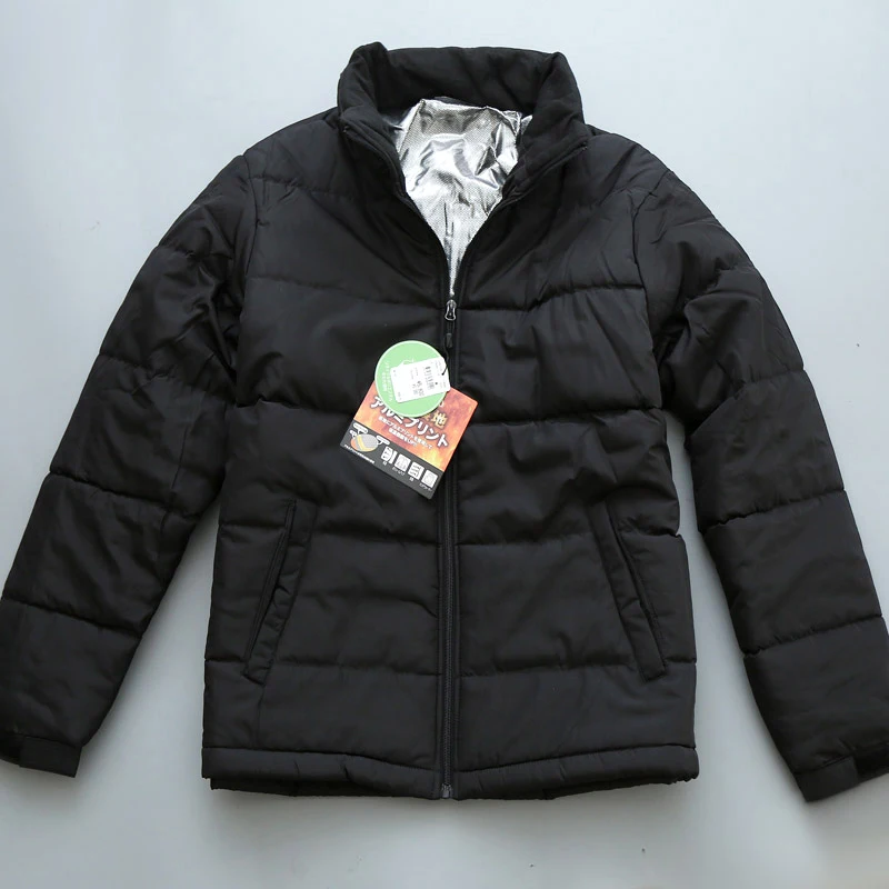 سترة رجالية تكتيكية عاكسة للضوء من القطن، مقاومة للرياح ودافئة، معطف خارجي للتنقل اليومي، سميكة للشتاء بأسلوب عصري للمدينة