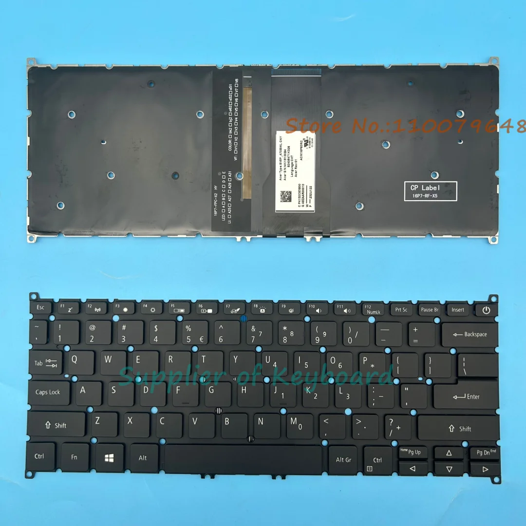 

Новинка для Acer Aspire R5-431T R5-471T R7-372T r14 r5-471 r5-471t-79gq ноутбук с английской клавиатурой и подсветкой