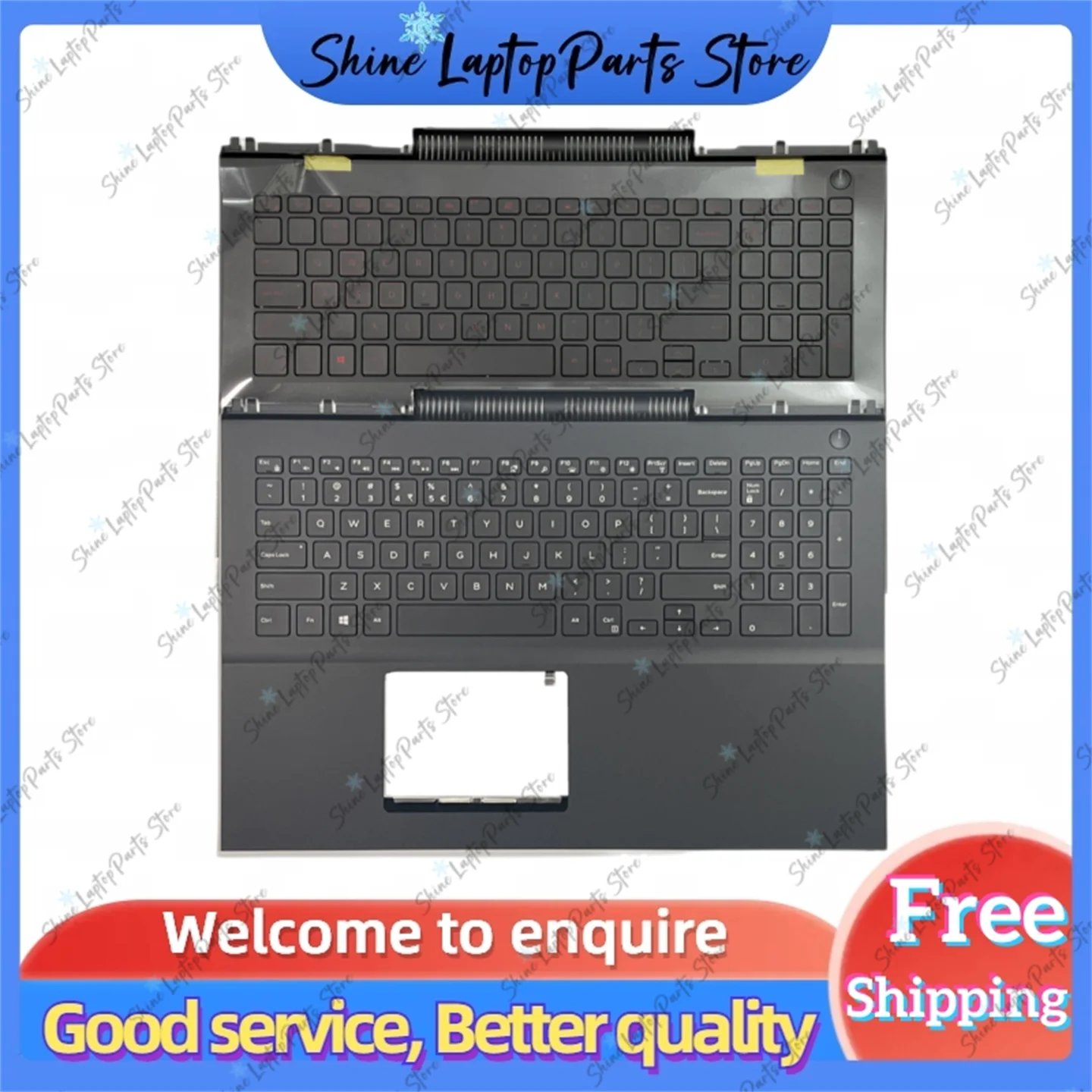 Nuova custodia per DELL Inspiron15-7000 7566 7567 7568 7577 5567 con cover posteriore C Palmrest C cover superiore 0 kx8xw