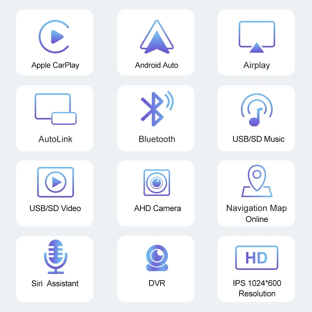 LEHX IPS شاشة تعمل باللمس 7 بوصة 2din راديو السيارة Carplay أندرويد السيارات بلوتوث FM مساعد المدخلات مرآة ربط مشغل وسائط متعددة #2