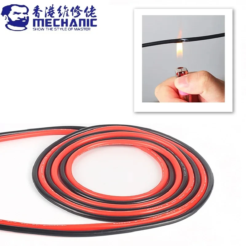 MECHANIC P30 Multimeter Pen 1000V 20A Soft Anti-Scalding Silicone Wire Extra Tip Probe Test Pen for Digital Multimeter Repair