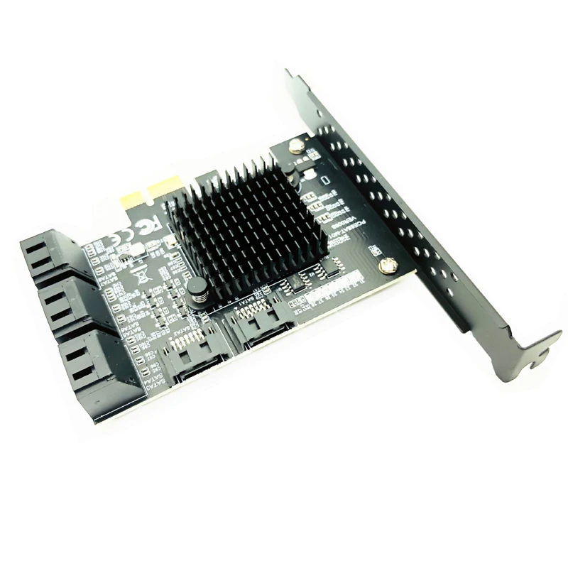 Tarjeta de expansión SATA 3 PCI Express de 8 puertos, controlador PCI-E SATA, tarjeta PCIE 1X a SATA SATA3.0, adaptador de 6Gb, tarjetas adicionales para HDD SSD