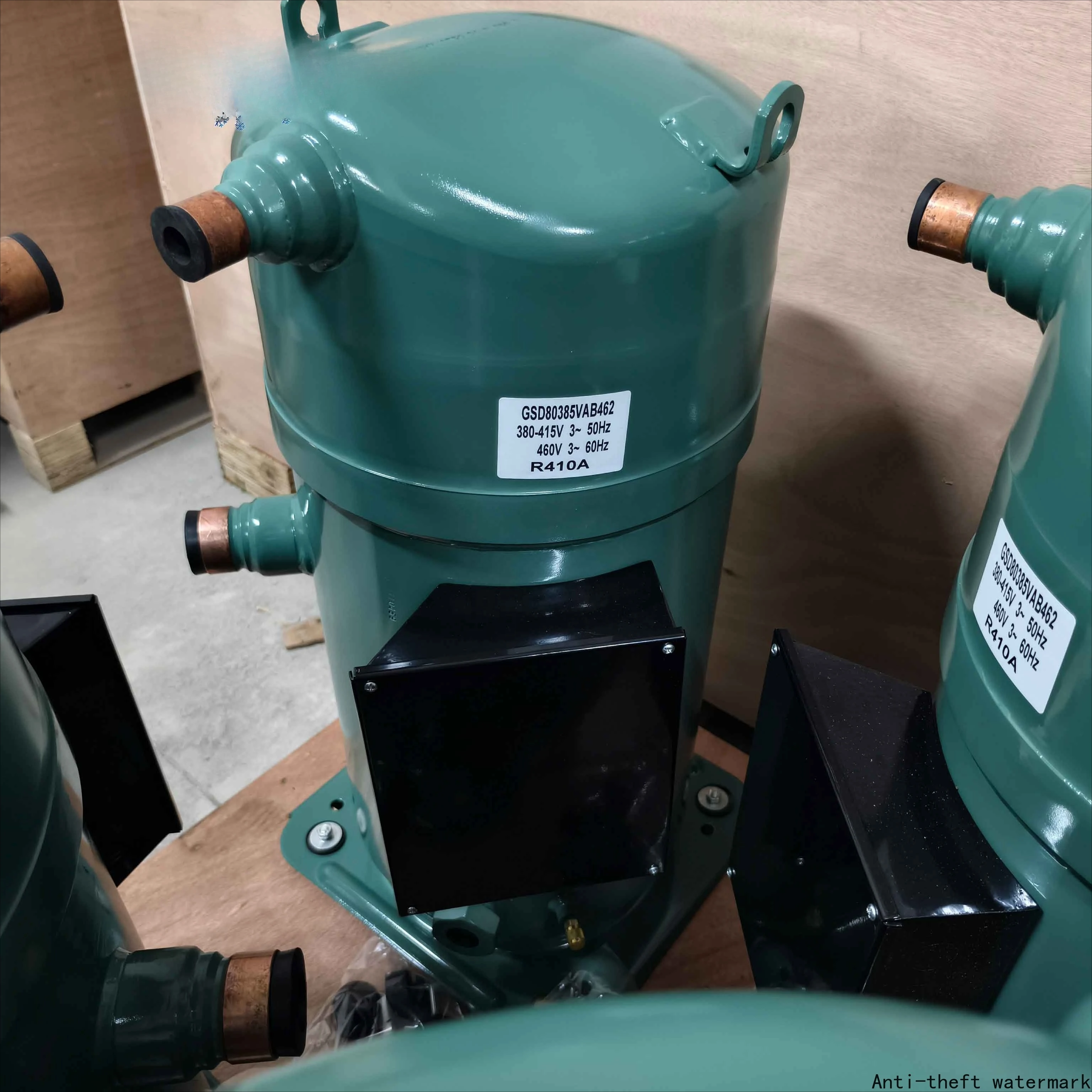 

2026 Полностью закрытый спиральный компрессор GSD80385VAB462 R410A 380-415 В Трехфазный 50 Гц 144 кг GSD80385VAB462