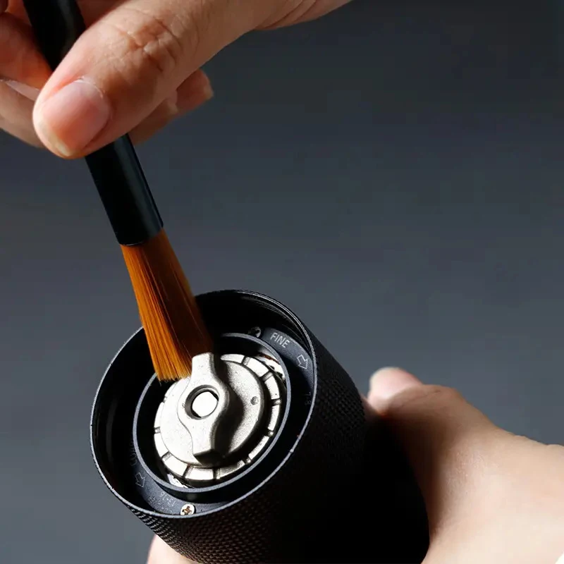 فرشاة تنظيف طاولة القهوة، مطحنة القهوة، ماكينة القهوة شبه الأوتوماتيكية، فرشاة القهوة ذات الشعيرات الناعمة، أداة القهوة