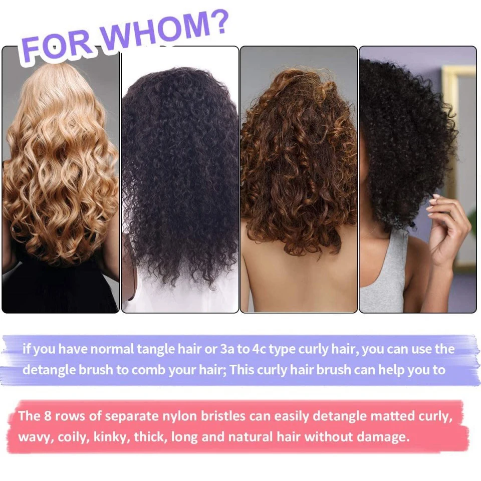 Massaggio pettine per capelli spazzola per capelli spazzola districante spazzola districante per cuoio capelluto per spazzola per capelli ricci districante donna uomo spazzola per capelli da salone