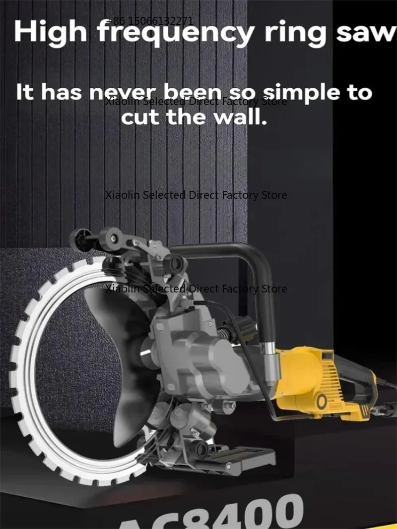 

Electric Hand-Held Concrete Wall Cutting Machine Stone Ring Saw for Wall Opening Door Window Modification Tool
