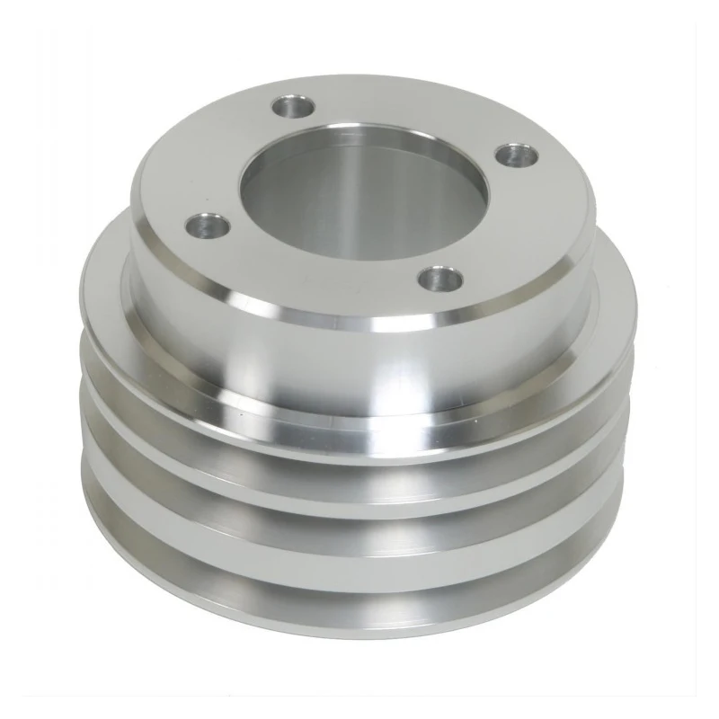 CNC Lathe Machining Aluminum6061-T6 Clear Anodize Crank Shaft Pulley Parts