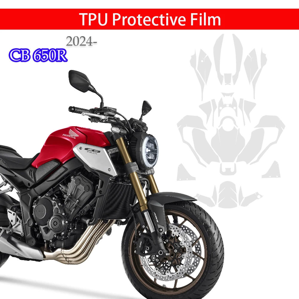 

PPF FOR HONDA CB650R 2024 TPU Protective Film Scratch Resistant CB 650 R Self-Healing Full Body Paint Protection GLOSSY MATTE