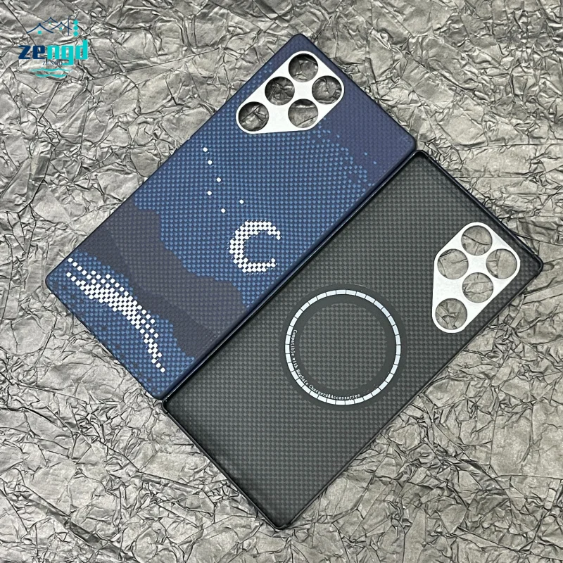 حافظة لهاتف Red Magic 11 Pro من ألياف الأراميد - غطاء هاتف كيفلر المغناطيسي، خفيف الوزن ومقاوم للصدمات