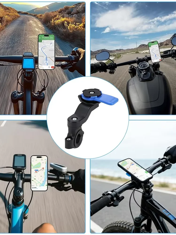 AliExpress NONE Motorcycle Handlebar Mount, Universal Bike Phone Holder, MTB Phone Holder, Detachable & Universal 360° Rotatable