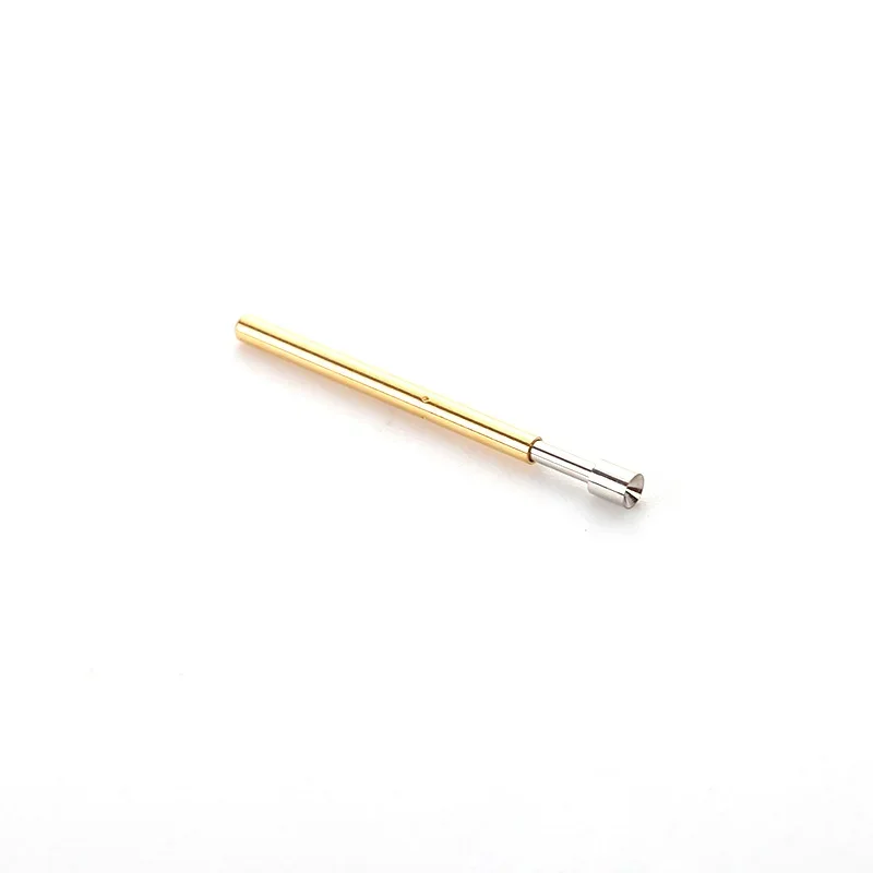 100 Stks/pak P50-A2 Bekervormige Kop Testsonde Diameter 0.68Mm Lengte 16.55Mm Voor Pcb Pogo Pin