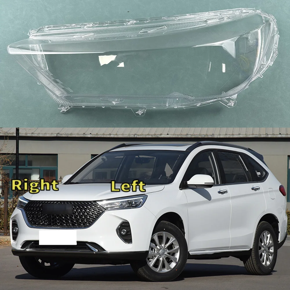 

For Great Wall Haval M6 Plus 2021-2023 Car Front Headlight Lens Cover Auto Headlamps Lampcover Transparent Lampshades Lamp Shell