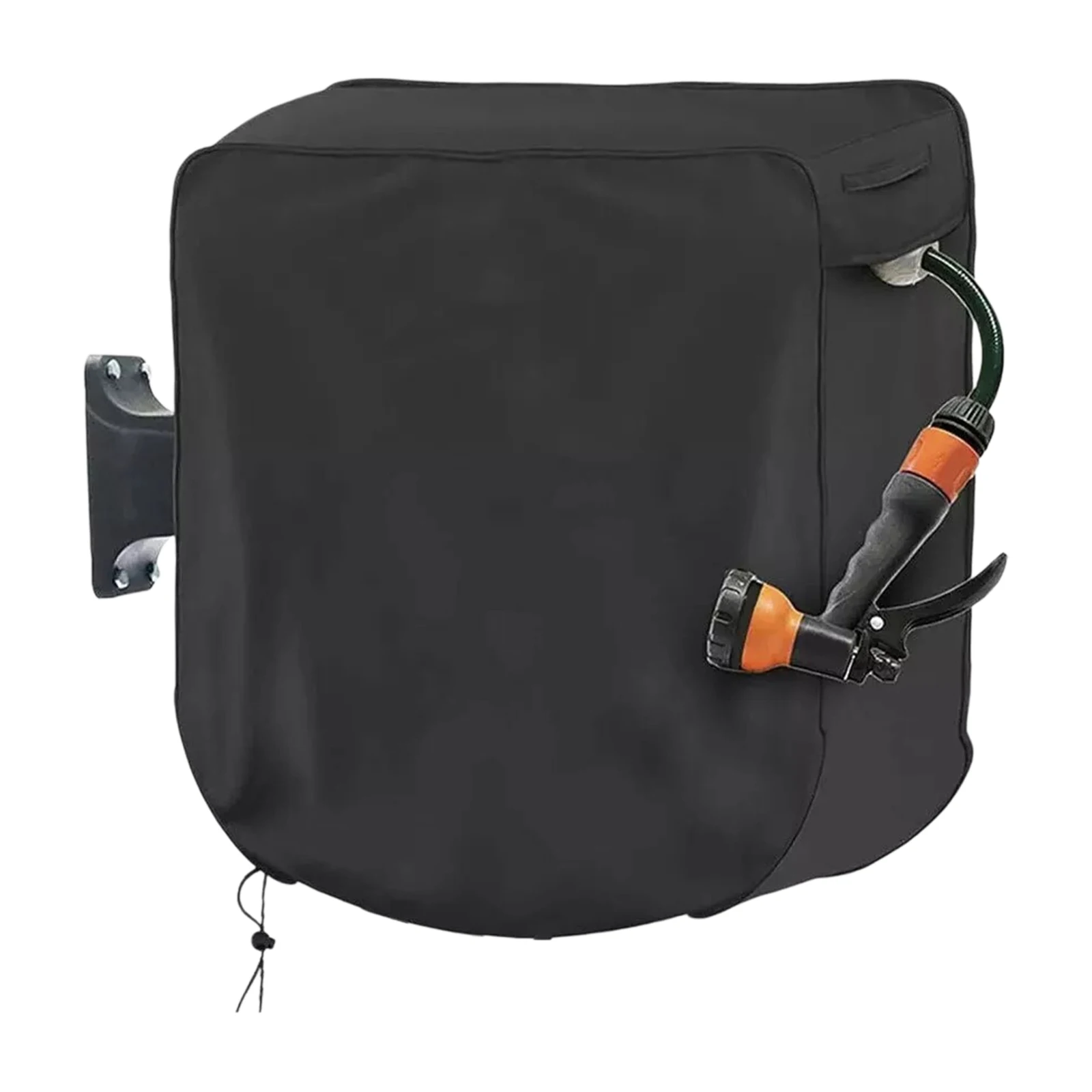 420D Wall Mounted Hose Protector Waterproof Square Garden Hoses Bags Garden Hoses Storage Bag for Winter Tube Protection