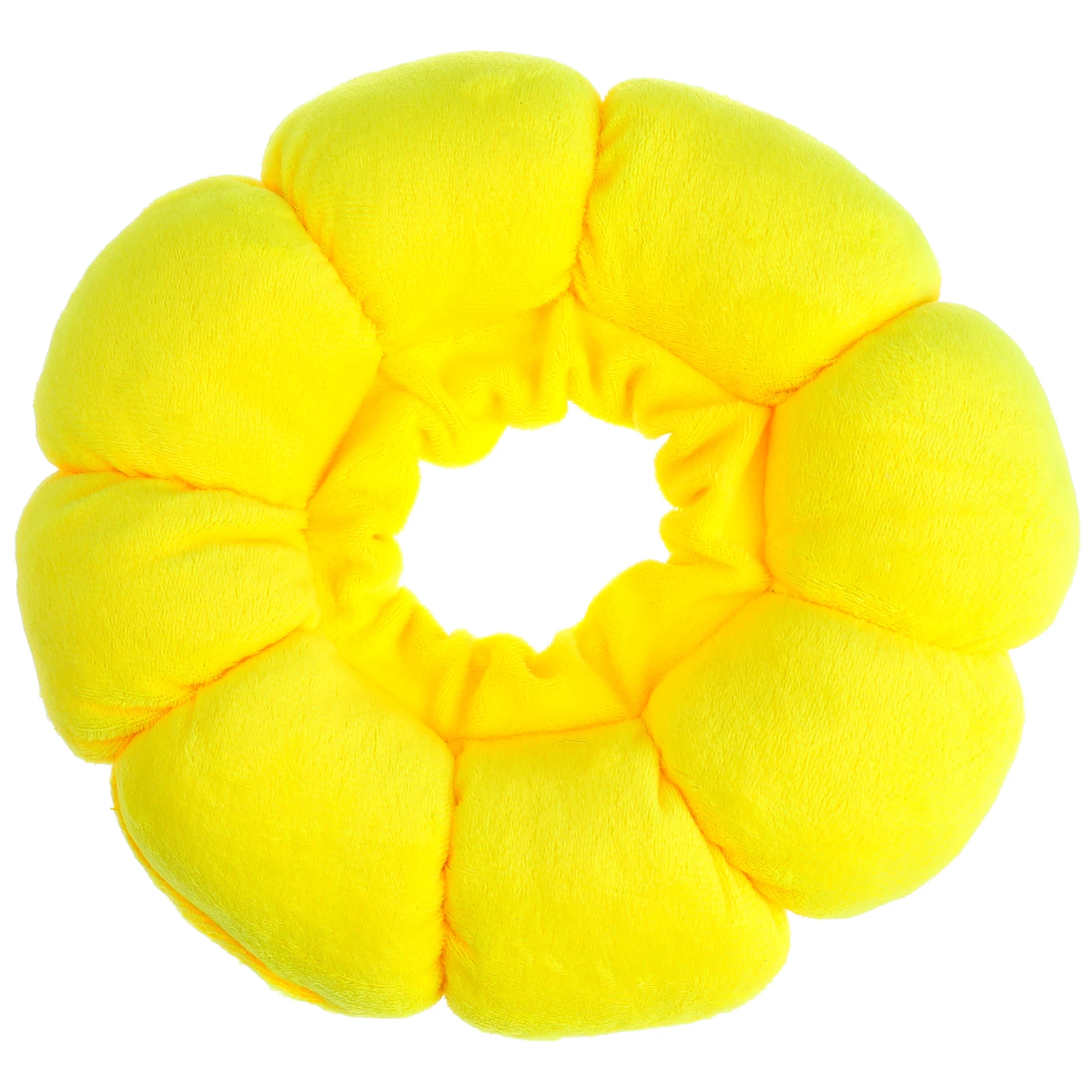 

Cat Cone Collar Soft M Size Yellow Sunflower Design Adjustable Lightweight Wear Resistant Kitten Recovery Indoor Use Pet