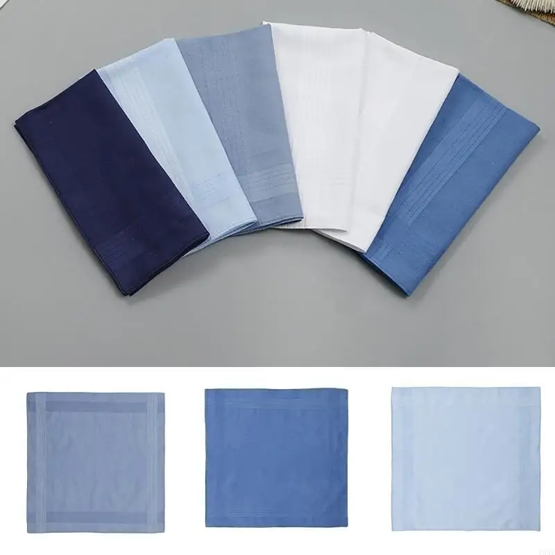 

195E, 40x40 см, простой носовой платок для взрослых, деловой нагрудный платок, многофункциональное полотенце для лица, мужской