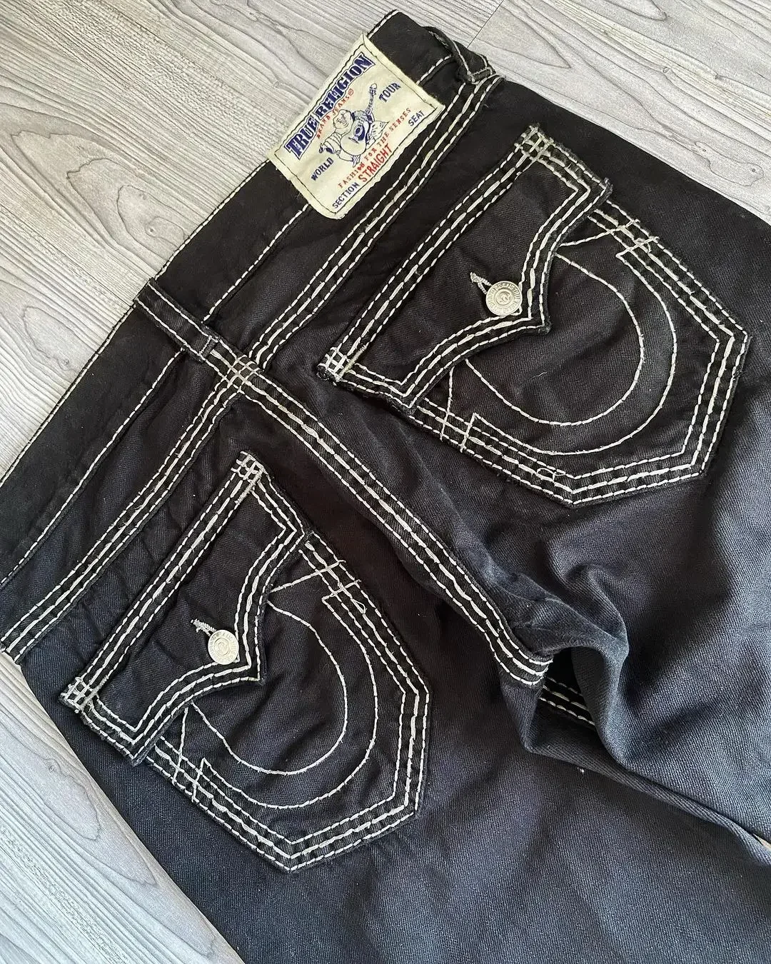 Y2k jeans Vintage nuovi Jeans ricamati Street Hip Hop Gothic Casual Denim pantaloni coppia vita alta gamba dritta Jeans gamba larga