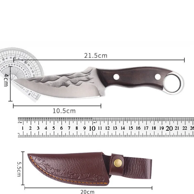 

Professional Cooking Chef Knife Forged Boning Knife Fruit Slicing Utility Knives Meat Cutting BBQ Kitchen Knife and Accessories