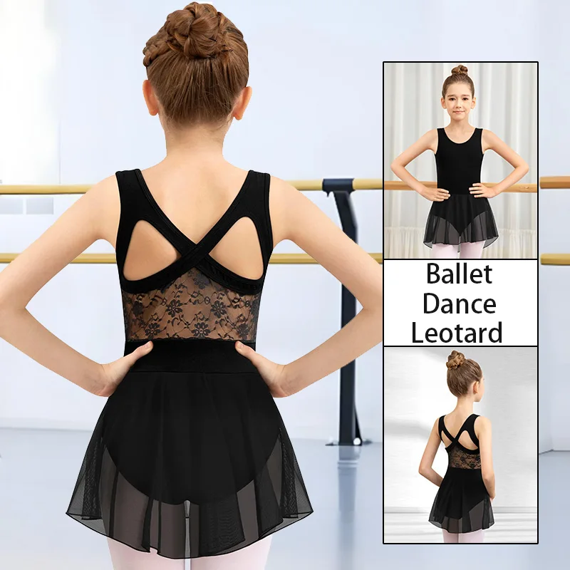 女の子綿長袖バレエダンスレオタード女の子体操ダンスタンクドレスソフトフロント裏地半袖ダンスウェア