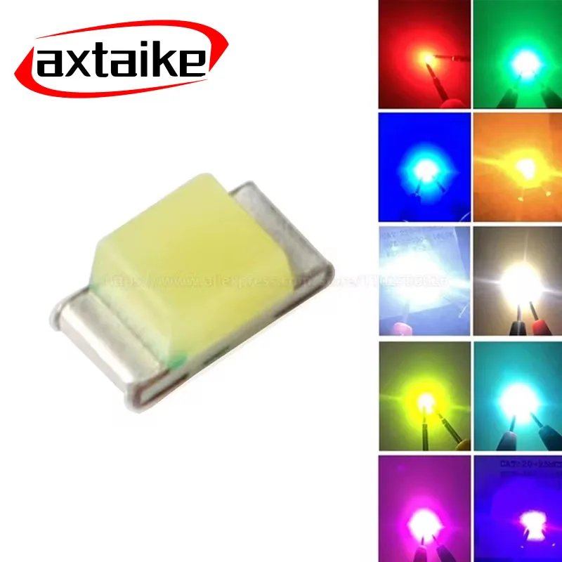 

3000PCS 0402 SMD LED White Red Yellow Emerald Green Blue Purple Yellow-green Orange Light Emitting Diode High Brightness 1005