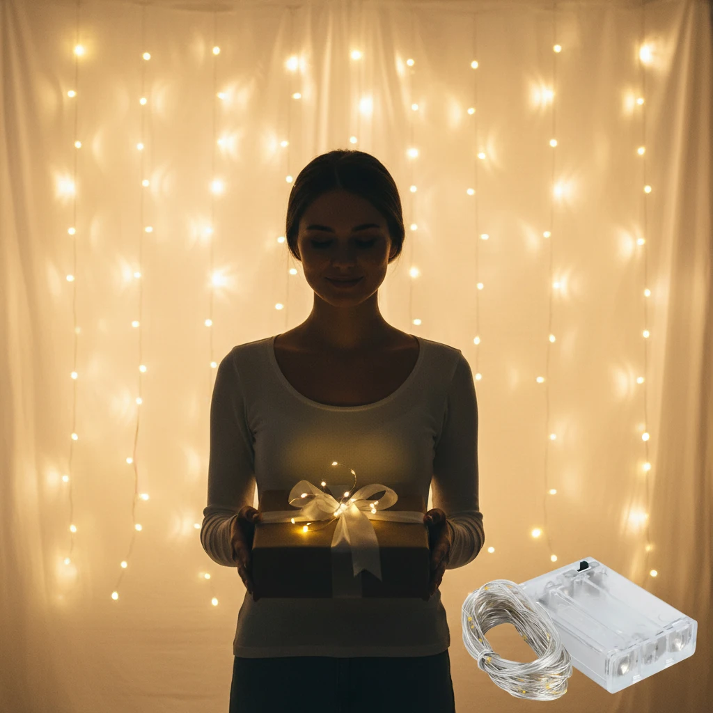 Цветные мини-светодиодные сказочные гирлянды