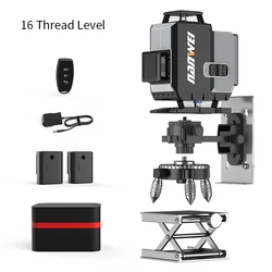NANWEI Green Light Level Meter Stick High Precision Laser Cast Infrared Strong Light Fine Line Wall Ground 12/16 Line