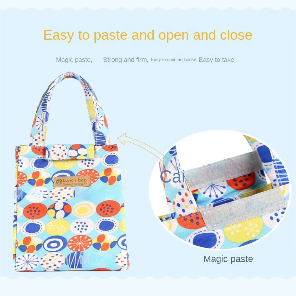 Oxford Cloth Insulated Lunch Bag Camping Food Drink Cooler Bag Picnic Travel Bag Waterproof Food Storage Box for Adult Kids