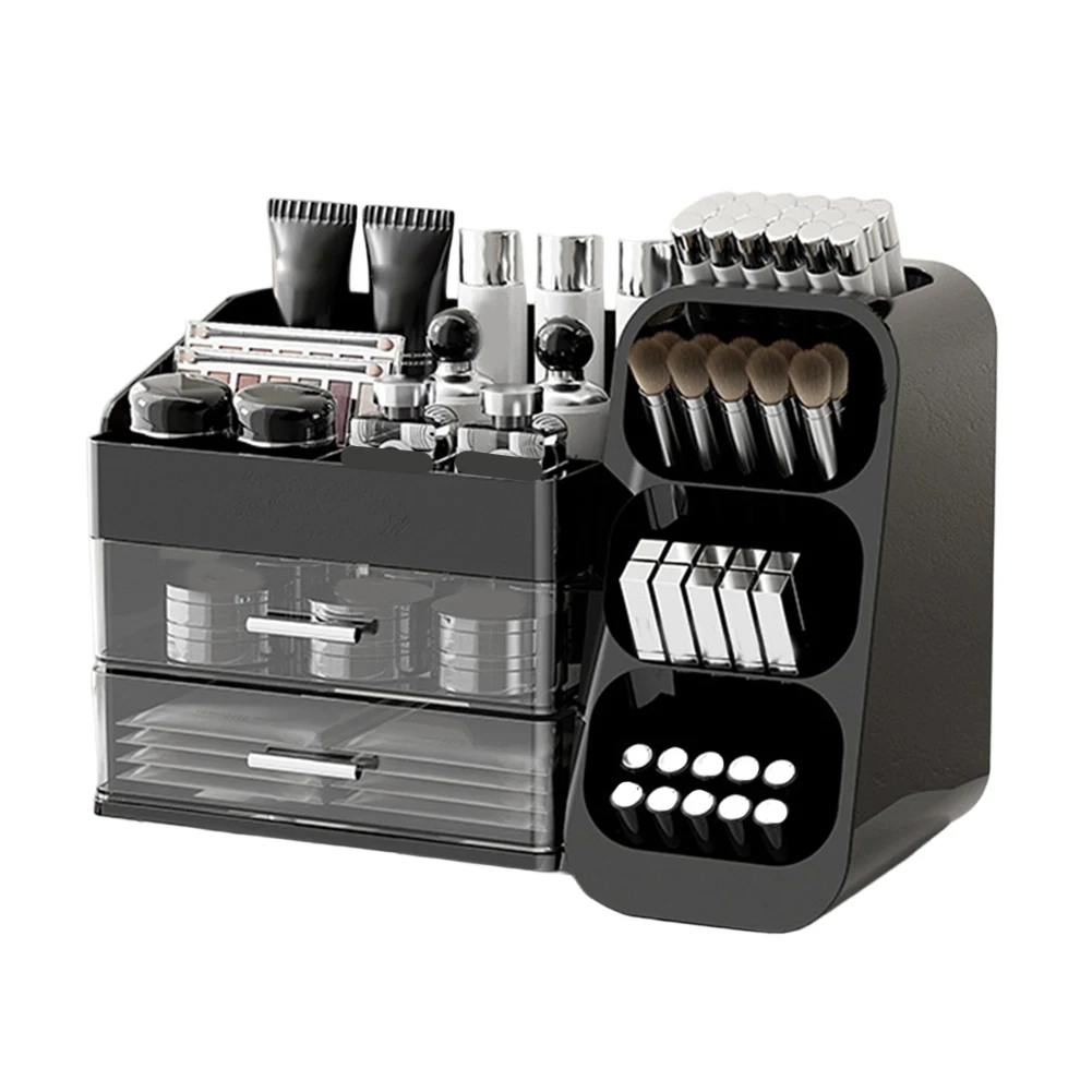 

For Vanity For Bathroom Sink Acrylic Drawer Makeup Organizer Makeup Organizer Non-slip Feet Waterproof Material