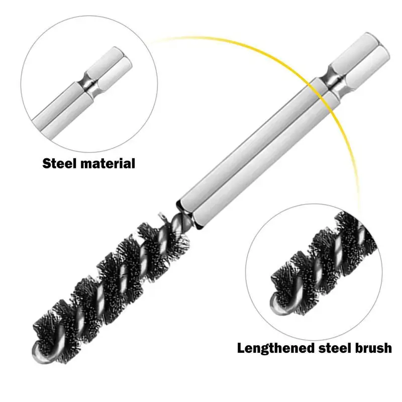 Golf Clubs Head Hosel Brush Electric Stainless Steel Electric Drill Wire Brush for Golf Club Head Cleaning Tool Golf Accessories