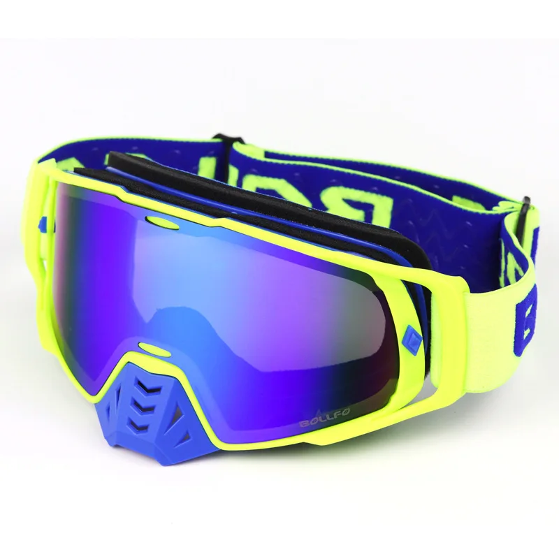 Photochromic Motorcycle Goggles Off-Road Riding Glasses Windproof Color Changing Lens Outdoor Gear