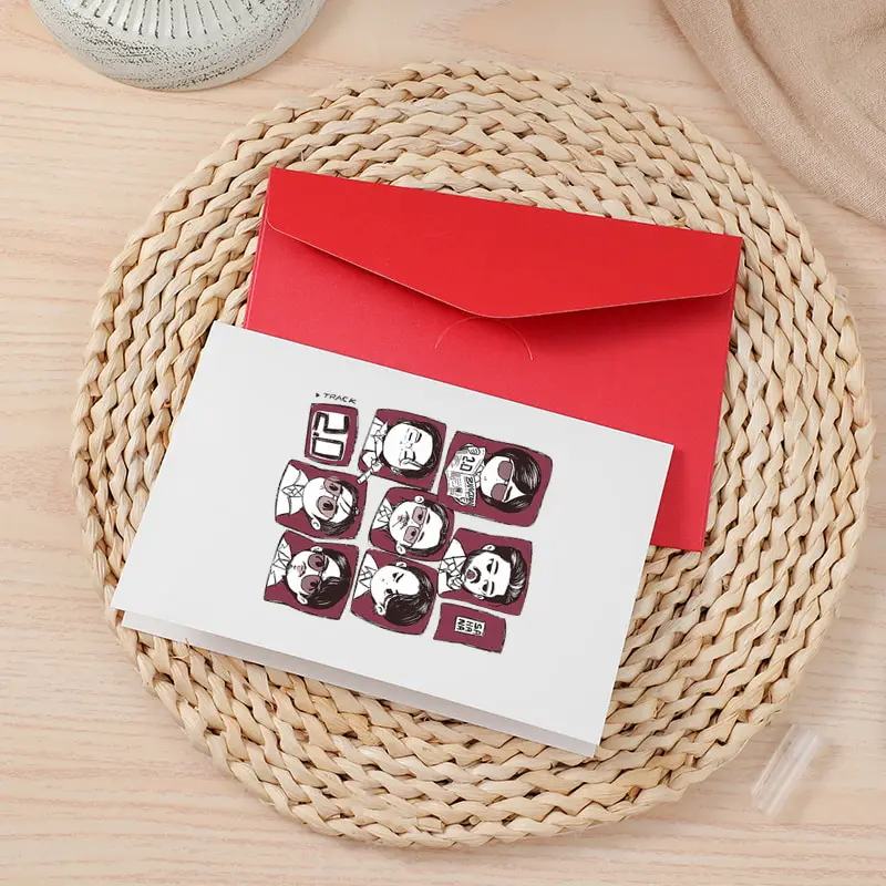 Arirang World Tour 2026 Greeting Card Print Blank Card for Birthday Thank You Gifts Kpop Fan Gift Fashion Greeting Cards