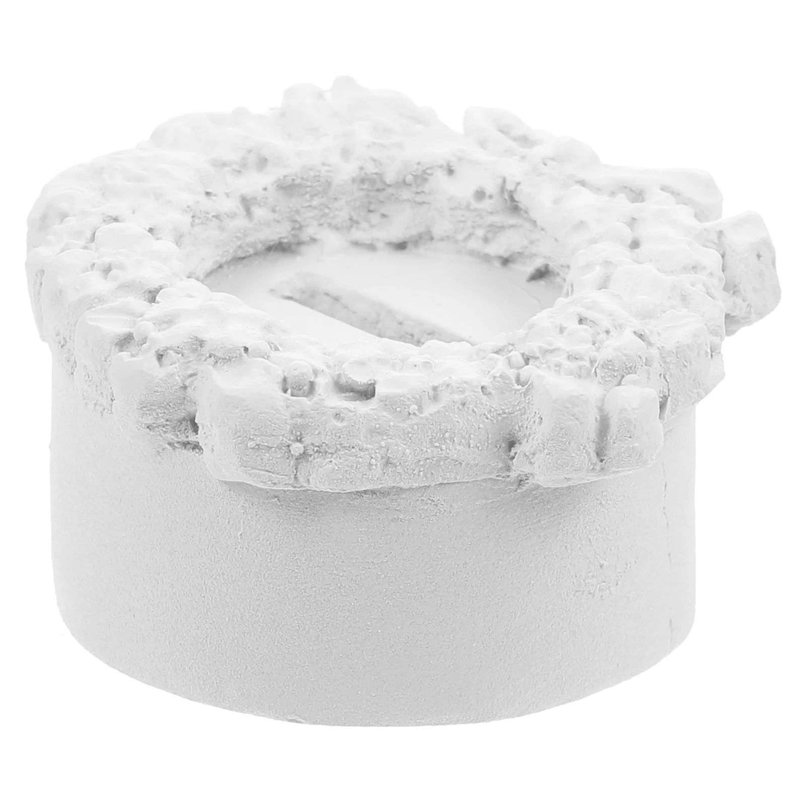 

Мини-торт в форме гипсового кольца, белая подставка для дисплея, декоративный органайзер для ювелирных изделий для настольной витрины, подставка для колец