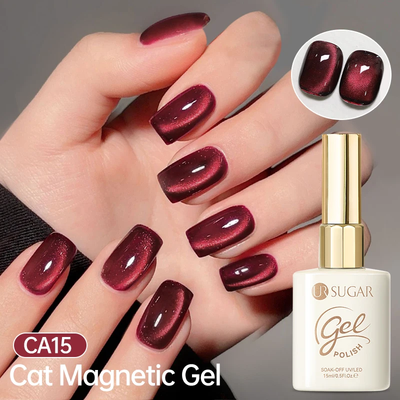 UR SUIKER 15 ml Kat Magnetische Gel Nagellak 30 Kleuren Semi Permanente Magnetische Gel UV/LED Losweken schilderen Vanrish Ontwerp
