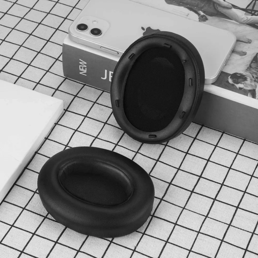 رغوة الذاكرة بروتين الجلود استبدال بطانة للأذن وسائد يفشل وسادات الأذن لسماعات سوني WH-XB910N