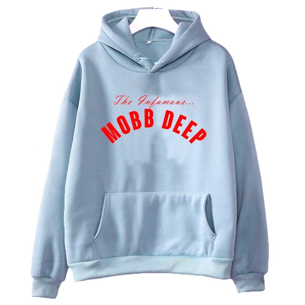 Mobb Deep Hooded for Autumn/Winter Hip Hop Fleece Sweatshirts Long-sleeved Gothic Hooded Clothes Sudaderas Casual Vintage Hoody