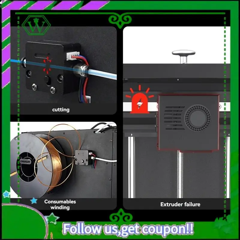 كاشف خيوط ذكي موثوق به كسر خيوط عالي الدقة/كاشف انسداد فوهة ملحقات طابعة ثلاثية الأبعاد #3