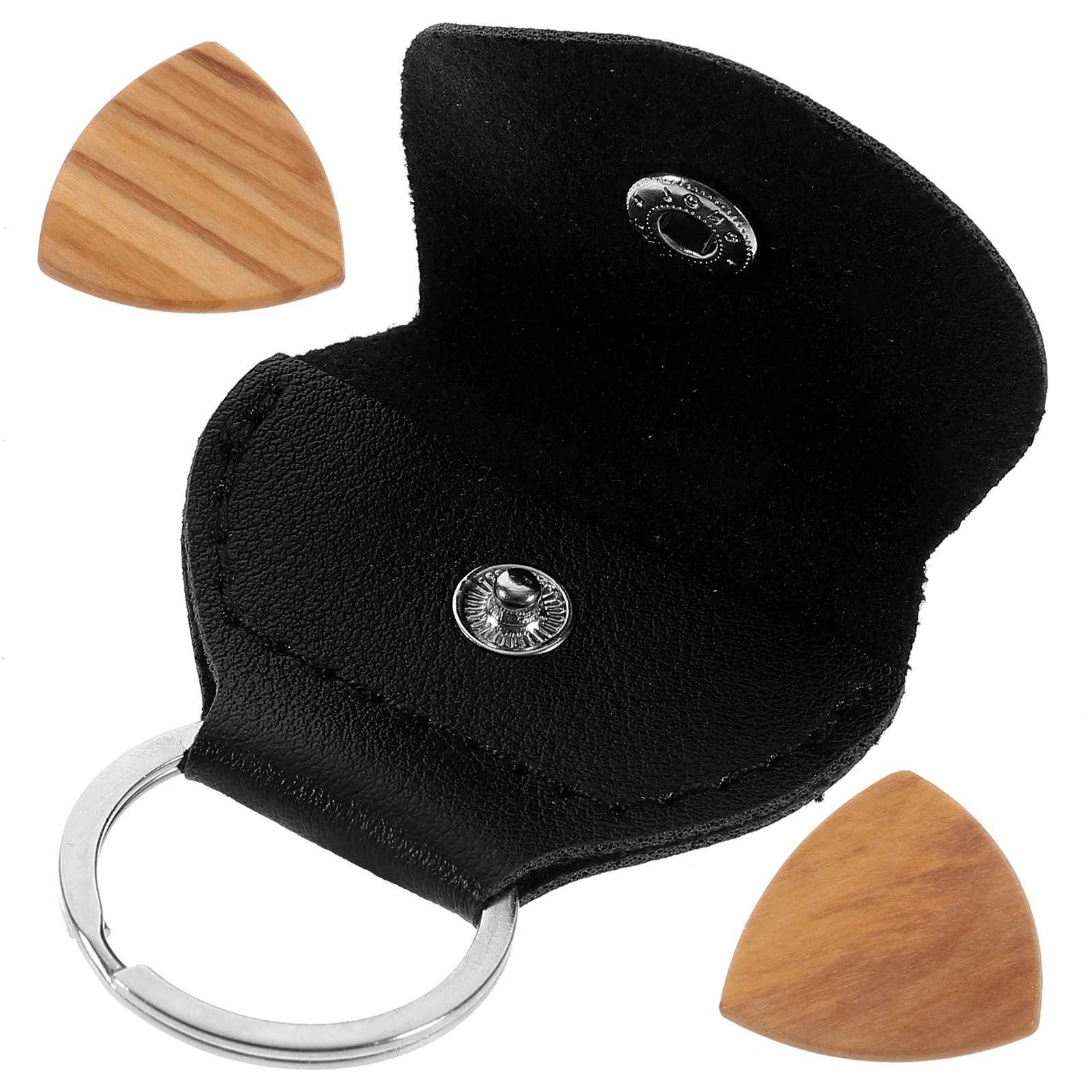 

Set Guitar Picks Holder Case Electric Organizer Key Mini Shaped Vintage Child