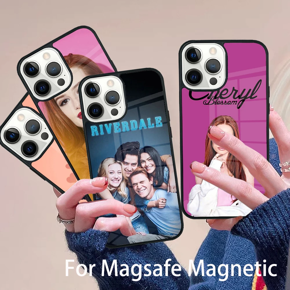 

Riverdale TV Cheryl Blossom Phone Case Magesafe Magnetic Wireless Charge Cover For IPhone 16 11 12 13 14 15 Pro Max Plus Mini