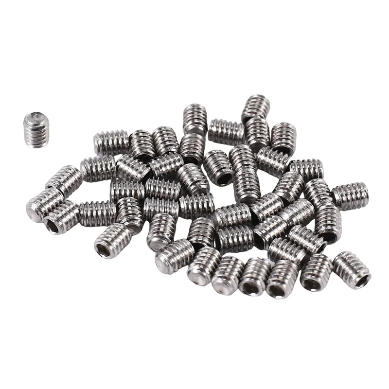COFA-50 Pz M2,5 X 3 mm Set di viti a brugola in acciaio inossidabile con punta a tazza senza testa
