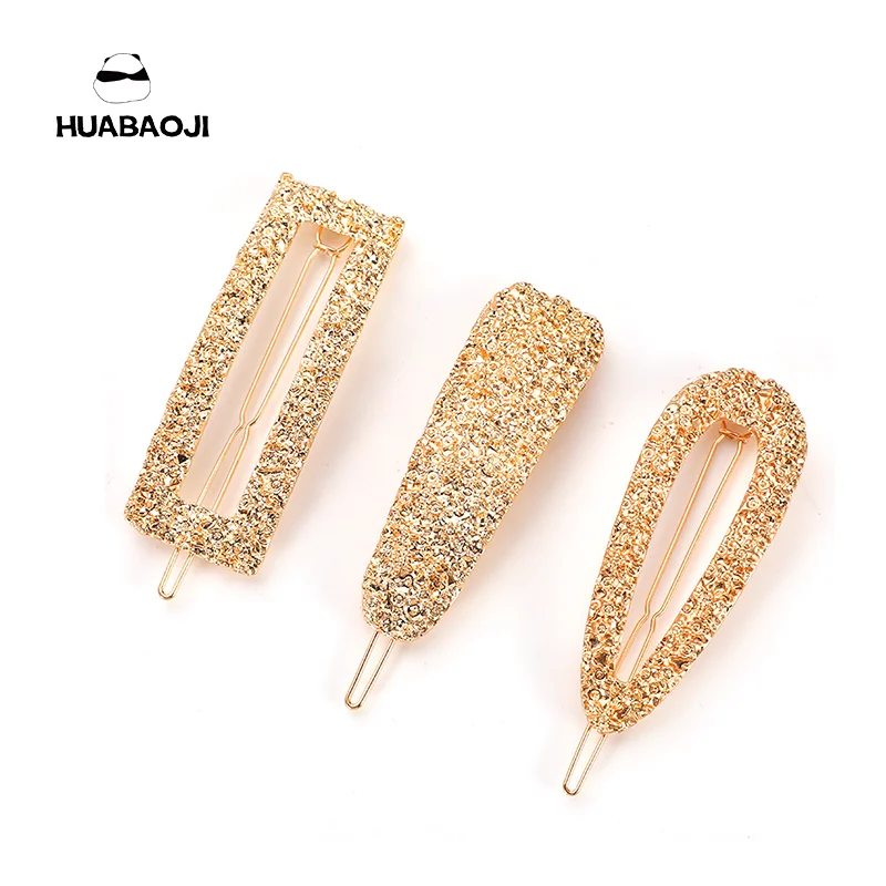 

Fashion Alloy Gold Leaf Hair Clips For Women Geometric Starfish Shaped Hairpins Feather Hair Accessories