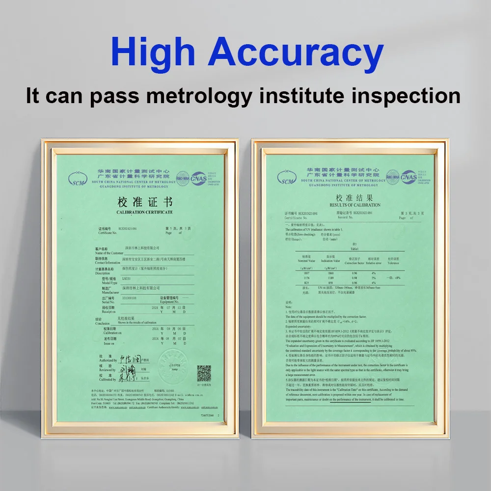 Black Light Meter Digital 365nm UV Radiometer White Light Lux Meter High Precision for Flaw Detection Lamp LS331