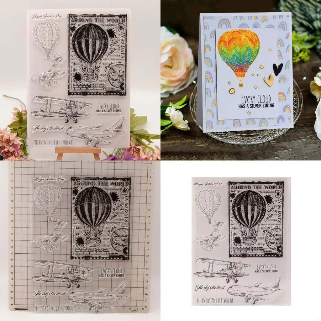   Scrapbooking Stamper Clear Silicone Stamper Journal Stamping Tool for Art Craft