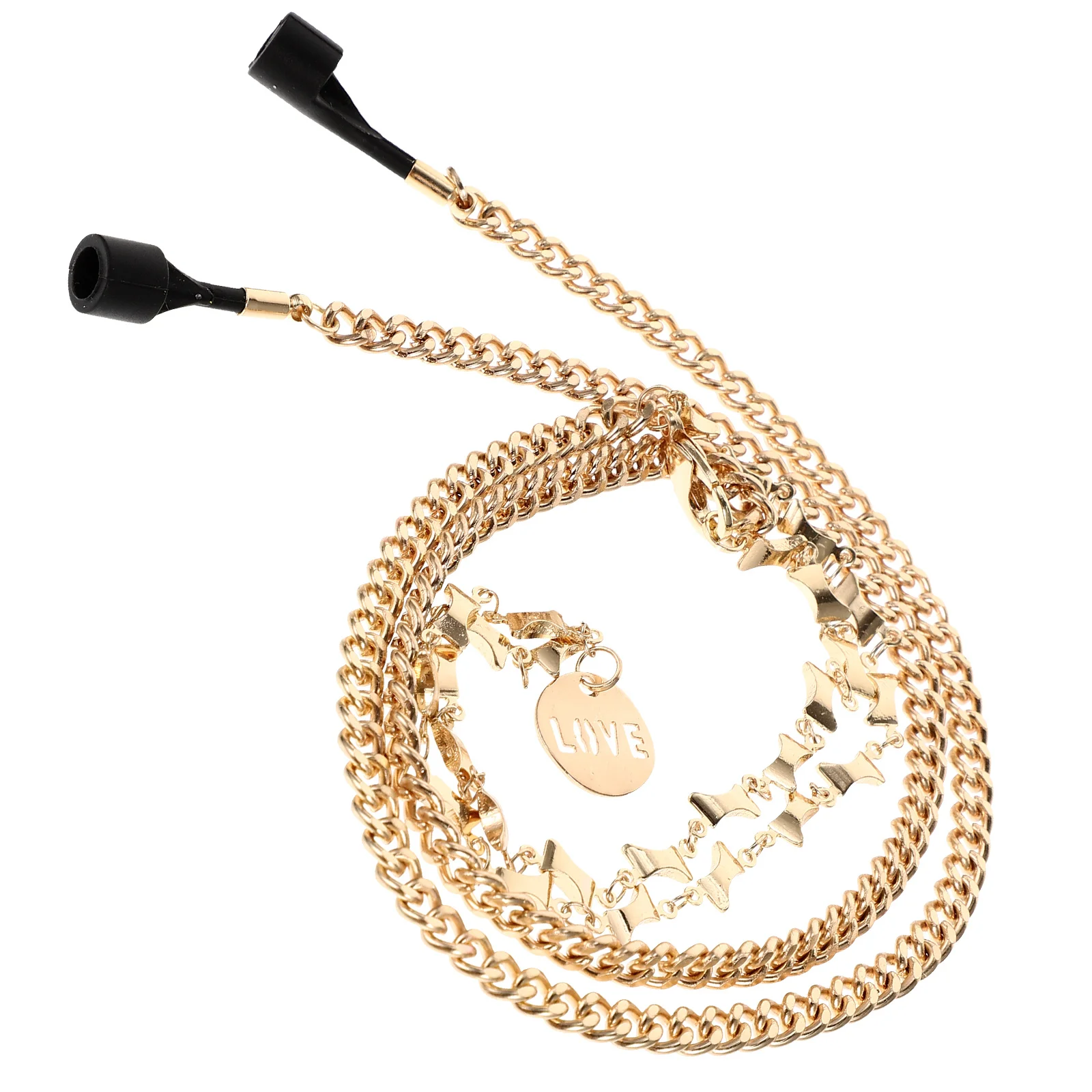 

Elegant All-Match Necklace with Anti-Lost Cord Trendy Metal Pendant for Casual Wear Unisex Jewelry