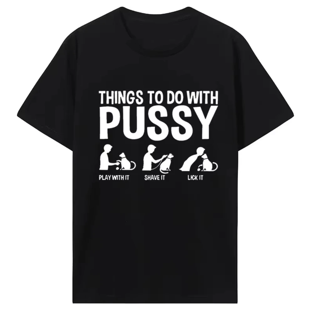 Summer New Fashionable 2026 Women's T-shirt and Cat Top Fun Things Pet T-shirt Hip Hop Comfortable T-shirt