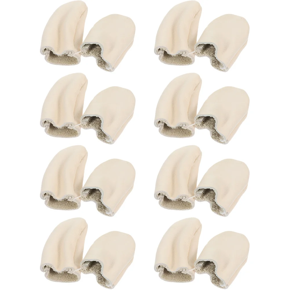 8 أزواج من واقيات أصابع الكشتبان المتينة، أغطية أصابع الخياطة لإبرة اللحف اليدوية والحرف اليدوية