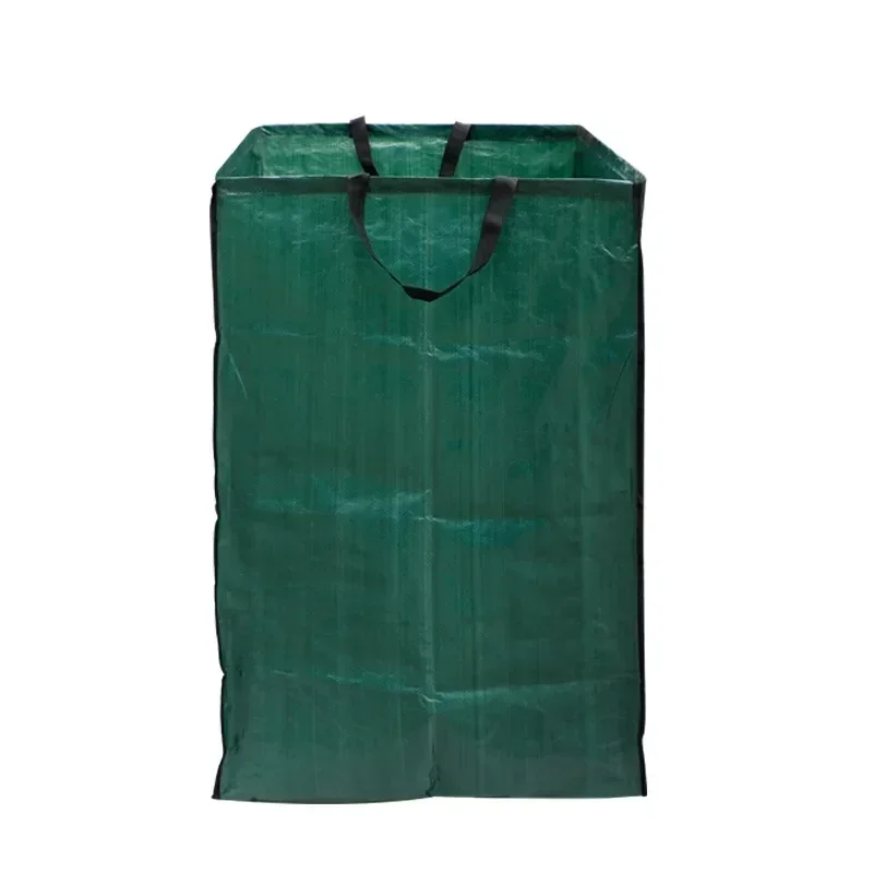 

Garden leaf storage, leaf bag, PVC green design, windproof, rainproof, dustproof, sunscreen, simple storage