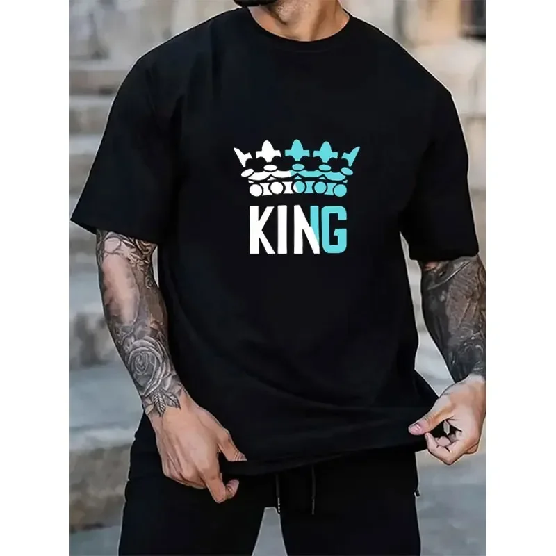 Fashion T-shirt for Men Y2K Tops Luxury Brand Letter Printing T-shirt Summer Short Sleeve Tee Women Fashion Round Neck Tops Boys