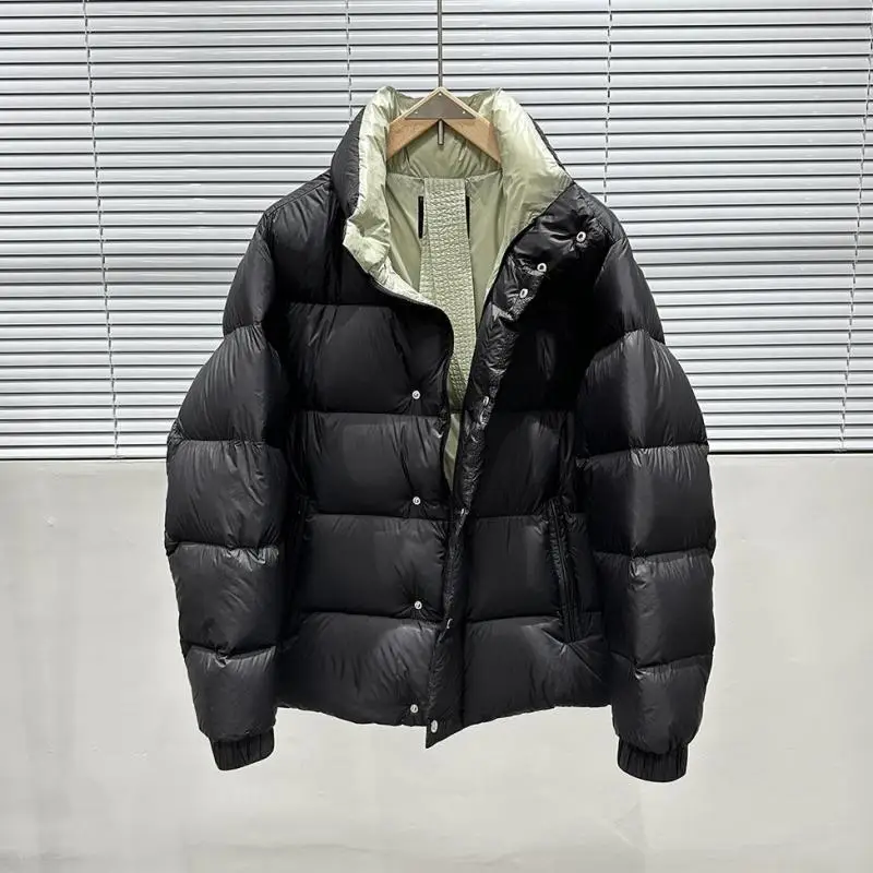 2023 Winter Down Jacket Men's Thickened Down Jacket Inner Strap Design White Duck Down Bread Down Jacket Men's Down Jacket