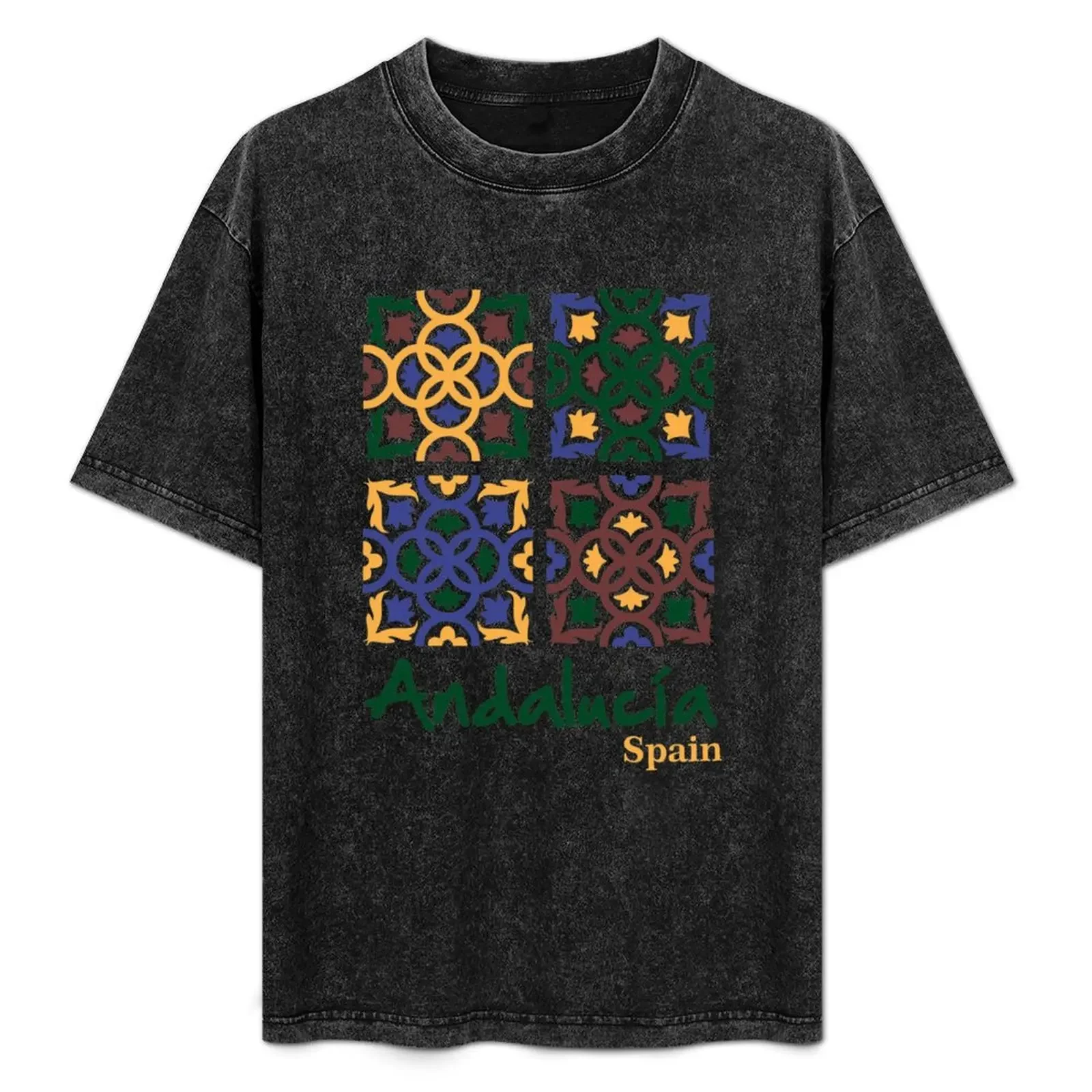 Andalusian Tiles 3 T-Shirt new edition plus size tops vintage t shirt men